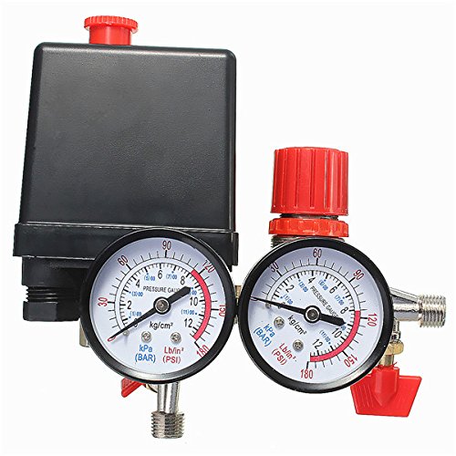 air compressor spare parts gauges regulator pump control switch